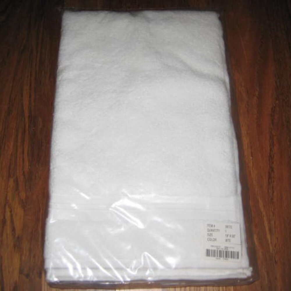 NWT Sundance Catalog White Cotton Hand Towel Bath Original Pkg Made in Turkey